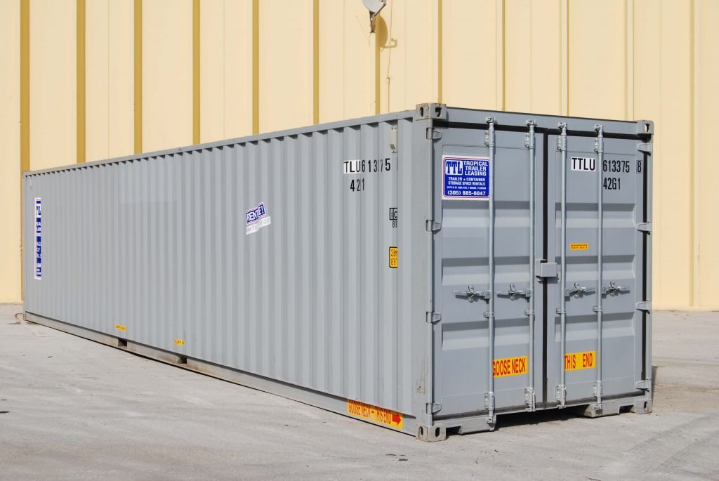 40 Foot storage and shipping container for rent, lease, or sale